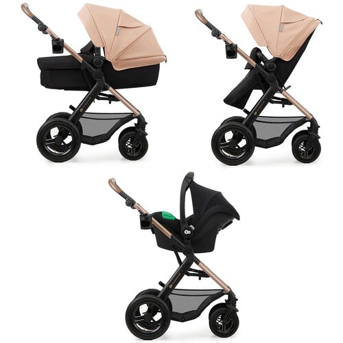 Kinderkraft Voziček 3v1 Moov 2 sand beige Cene
