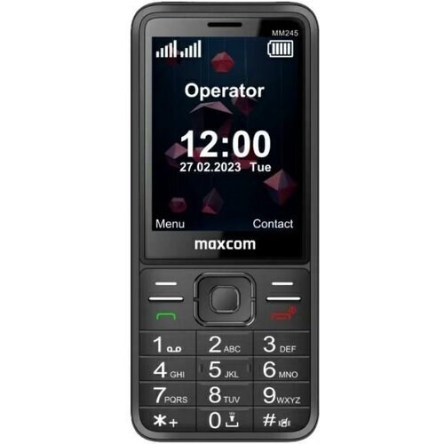 MaxCom MM245 4G MOBILNI TELEFON ČRN PAMETNI TELEFON ZA 4G Z EKRANOM, (22007022) Cene