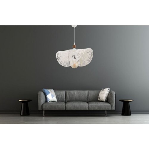 Opviq Taco W - White, Brown WhiteBrown Chandelier Cene