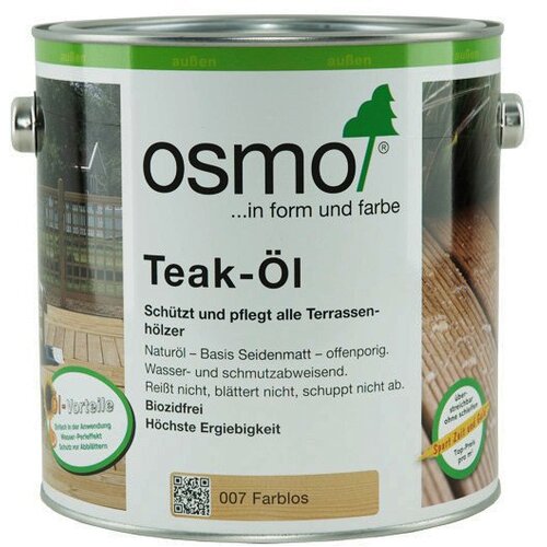 OSMO Ulje za terasu, Tikovina, Prirodan ton, 2.5l, 007 Cene