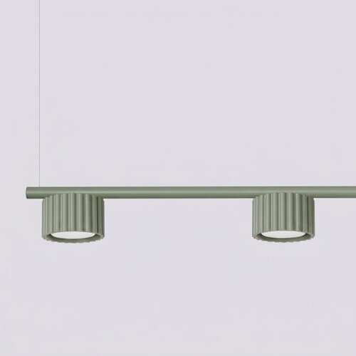 Sollux SL.2698 - Luster na sajli AURA 4xGX53/10W/230V, zelene boje Slike