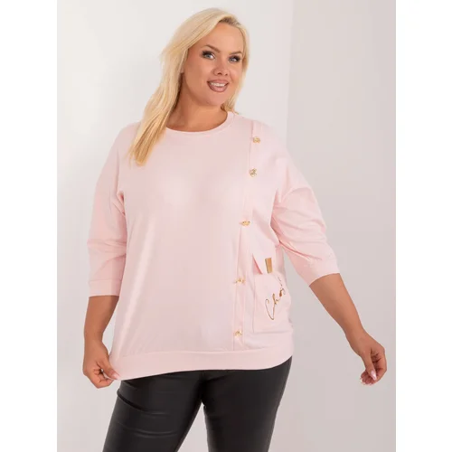 RELEVANCE Blouse-RV-BZ-9540.23X-light pink