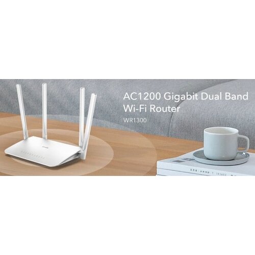 Cudy wr1300 ac1200 gigabit mesh dual band brezžični usmerjevalnik-router Cene