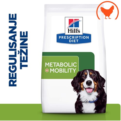 Hill’s prescription Diet Metabolic + Mobility Hrana za Pse sa Piletinom 12 kg Slike