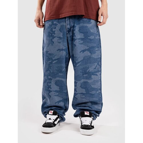 Vans Check-5 Loose Camo Printed Denim Kavbojke stonewash / blue Cene