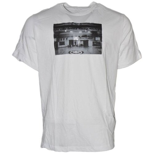 Nike Majice s kratkimi rokavi Oc Photo Bela Cene