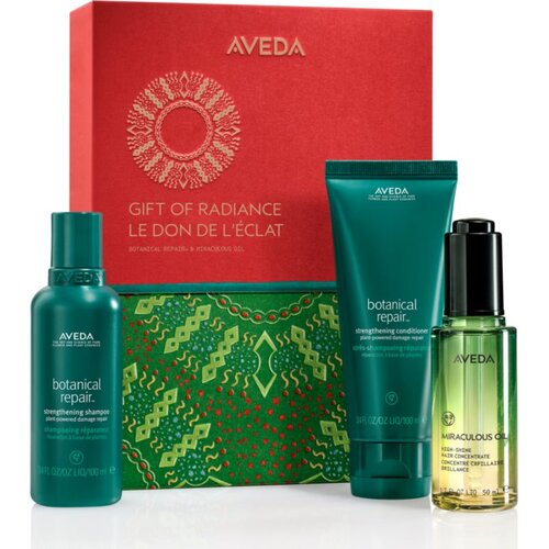 Aveda Holiday Gift of Radiance Botanical Repair&amp;trade; and Miraculous Oil poklon set za kosu Slike