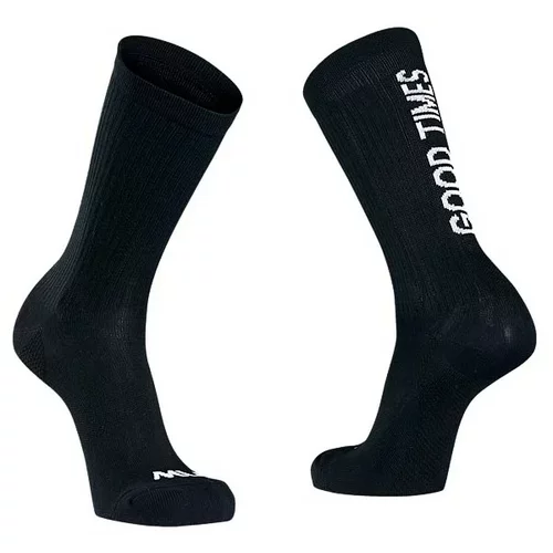 Northwave Cyklistické ponožky Good Time Great Lines Winter Sock Black