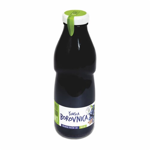 Prirodno 1 Organski matični sok &amp;scaron;umske borovnice 500ml Slike