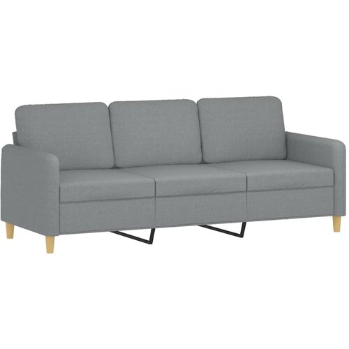  Trosjed od tkanine svjetlosivi 180 cm Slike