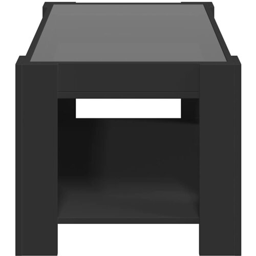  Stolić za kavu LED crni 93x53x45 cm od konstruiranog drva Slike