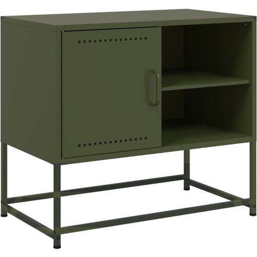 Maison Chic TV omarica - TV stojalo - Televizijska omarica gorčično rumena 100,5x39x60,5cm jeklo, (21702382) Cene