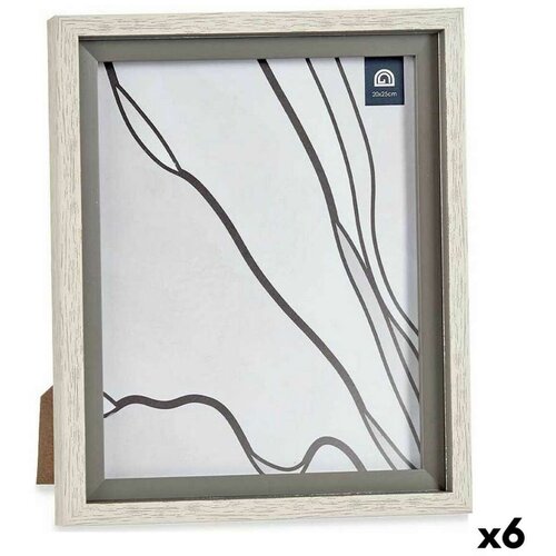  Okvir za sliku 24 x 2 x 29 cm Kristal Siva Drvo Smeđa Plastika (6 kom.) Cijene