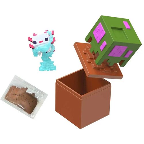Mattel Minecraft Reveal minifigura u spremniku - Hrast - Cene