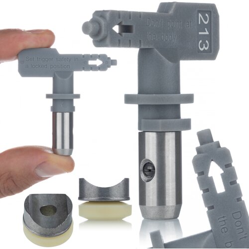 Rosfix SET BRIZGALNA GLAVA HI-FLOW 213 &ndash; 10 CM &Scaron;IRINA, ZA GRUNT, EPOKSI, URETAN | ZA VISOKOTLAČNE AGREGATE, (5000076006) Cene