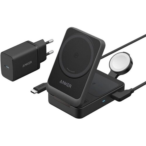 Anker Power bank MagGo 15W Foldable 3-in-1 Black Cene
