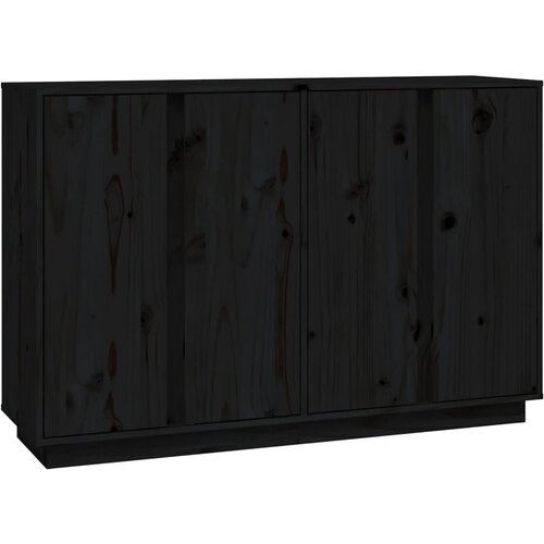 Maison Chic Komoda - Predalnik črna 120x35x80 cm trdna borovina, (21716366) Slike