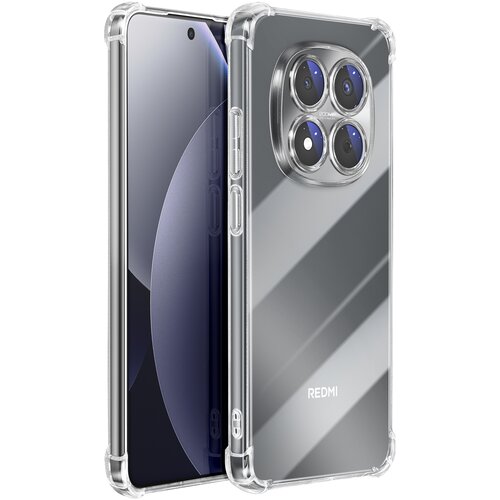 Oem Mayaxess, Silikonski ovitek za Redmi Note 15 Pro 4G z ojačanimi protiudarnimi vogali, Prozorna, (5000274275) Cene