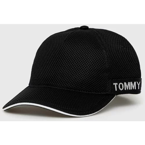 Tommy Jeans Kapa s šiltom črna barva