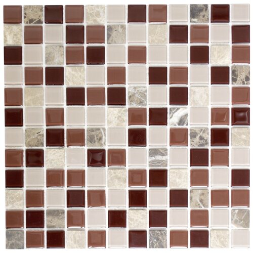 x Samoljepljiva mozaik pločica SAM 4CM352 (30 x 30 cm, Staklo, Bež-smeđe boje) Cijene