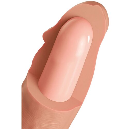 Inferno realističen dildo iz tekočega silikona 18 cm (R20701) Slike