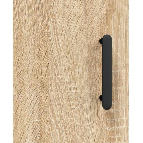  Visoka komoda hrasta sonome 34,5x34x180cm od konstruiranog drva Slike