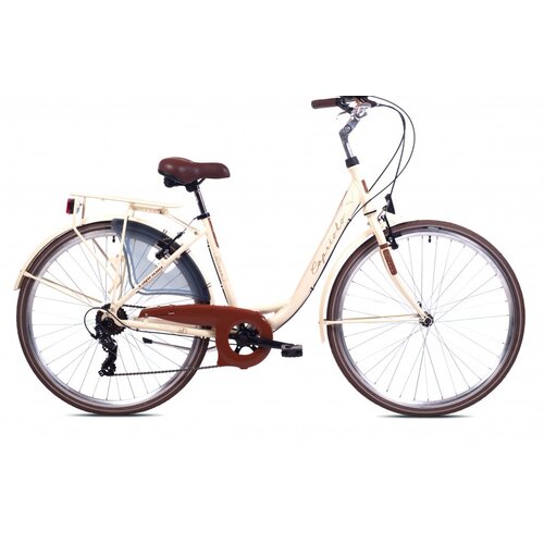 Capriolo gradski bicikl diana s, 18/28'', krem-braon Cene