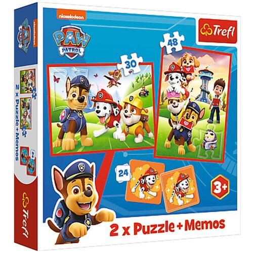 Trefl puzzle 2u1 + memo Paw Patrol Cijene