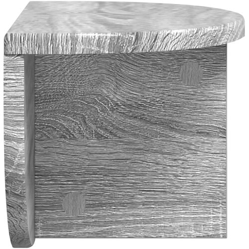  Polica na zidu Zidne 2 pcs Siva Sonoma 38 x 19 x 19 cm Slike