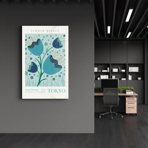 WALLXPERT Multikolorna dekorativna slika od kaljenog stakla SPR-1151 - 35 x 55 cm Cene