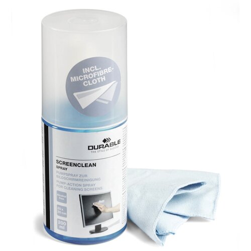 Durable SCREENCLEAN SPRAY 200ml Pump Action Spray + Cloth 582300 Cijene