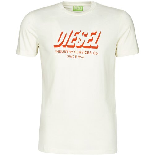 Diesel Majice s kratkimi rokavi A01849-0GRAM-129 Bela Slike
