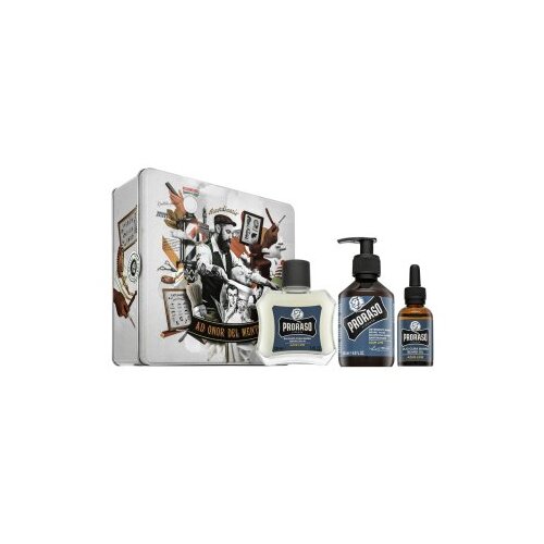 Proraso darčeková sada Azur Lime Metal Box Beard Care 200 ml + 100 ml + 30 ml Cijene
