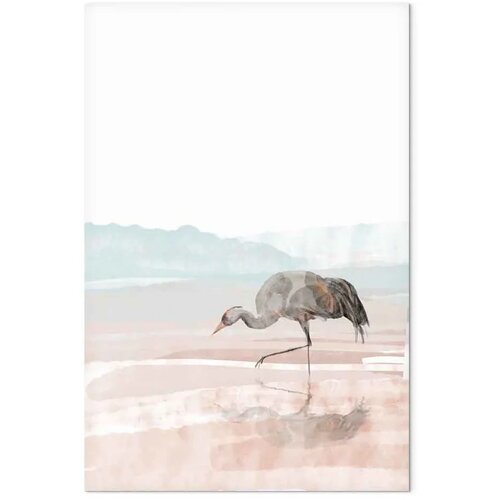  Slika - Crane in the Morning (1 Part) Vertical 20x30 Standard Slike