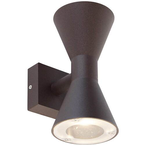 Trio Leuchten Moderna stenska svetilka rjasto rjava 2-light - Rolf Slike