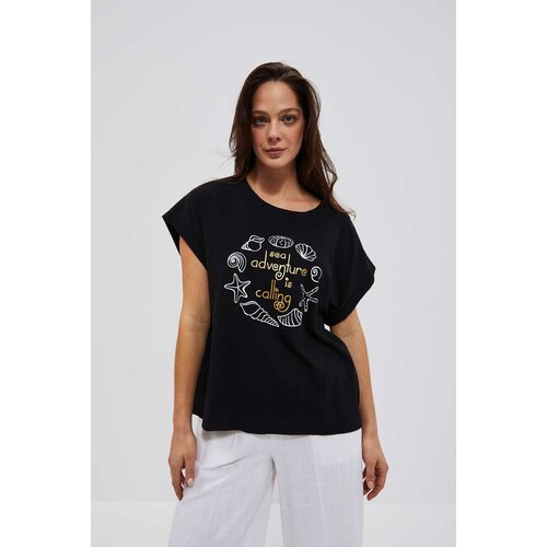 Marisse Women&amp;#039;s T-Shirt L-Ts-4088 Black Slike