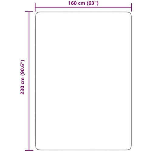vidaXL Čupavi tepih s visokim vlaknima tamnosiva 160x230 cm poliester Cijene