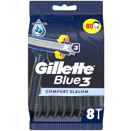 Gillette Blue3 comfort slalom jednokratni brijači, 8kom Cene