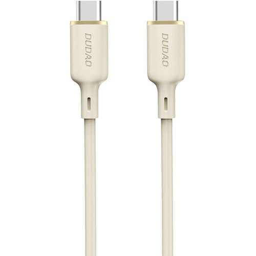 Dudao SR USB-C - USB-C ojačan kabel 100W 1m, bež, (21831668) Cene