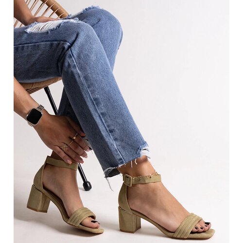 D/CEO Black sandals on a block heel Millo Cene