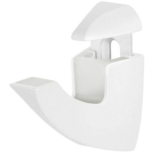 DOLLE kovinski nosilci scoop (nosilnost: 25 kg, primerno za debelino polic: 5 - 40 mm, bela, 2 kom) Slike