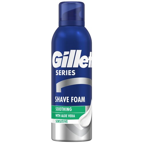 Gillette Series Soothing pena za brijanje, 200ml Slike