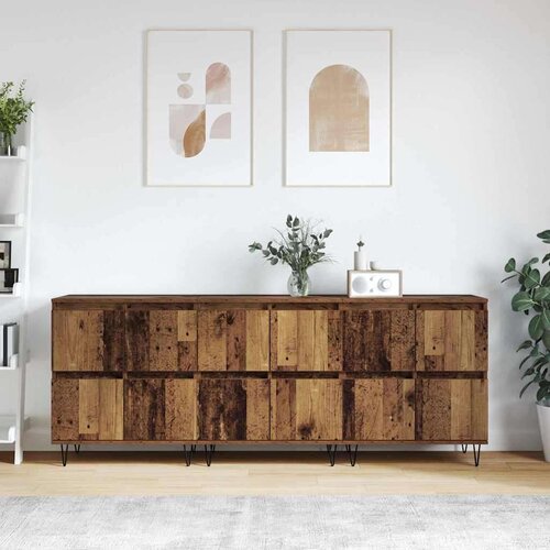  Komode 3 pcs Staro drvo 180 x 35 x 70 cm Konstruirano drvo Slike