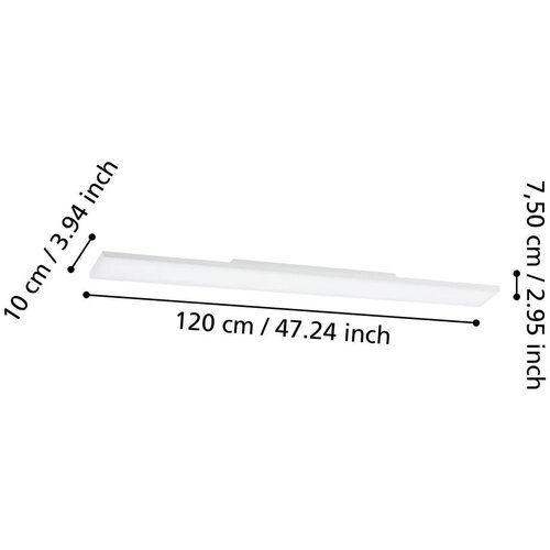 Eglo LED panel (34,2 W, D x &amp;Scaron; x V: 120 x 10 x 5 cm, RGB) Slike