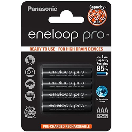  baterije Eneloop Pro 4xAAA 930 mAh Slike