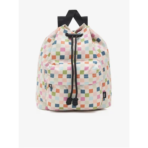 Vans Cream checkered backpack Seeker - Ladies