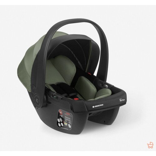Kikka Boo modena kolica za bebe 3u1 set sa i-size auto sedi&amp;scaron;tem i tvrdom korpom army green Slike
