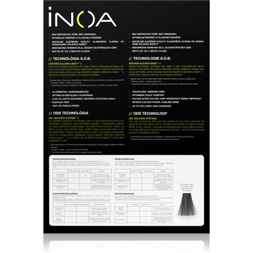 L´Oréal Paris Inoa ODS2 barva za lase odtenek 1 60 g Cene