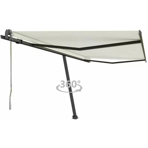  Prostostoječa avtomatska tenda 450x300 cm krem, (20728601)