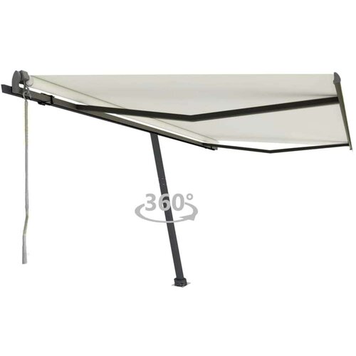  Samostojeća automatska tenda 450 x 300 cm krem Cijene